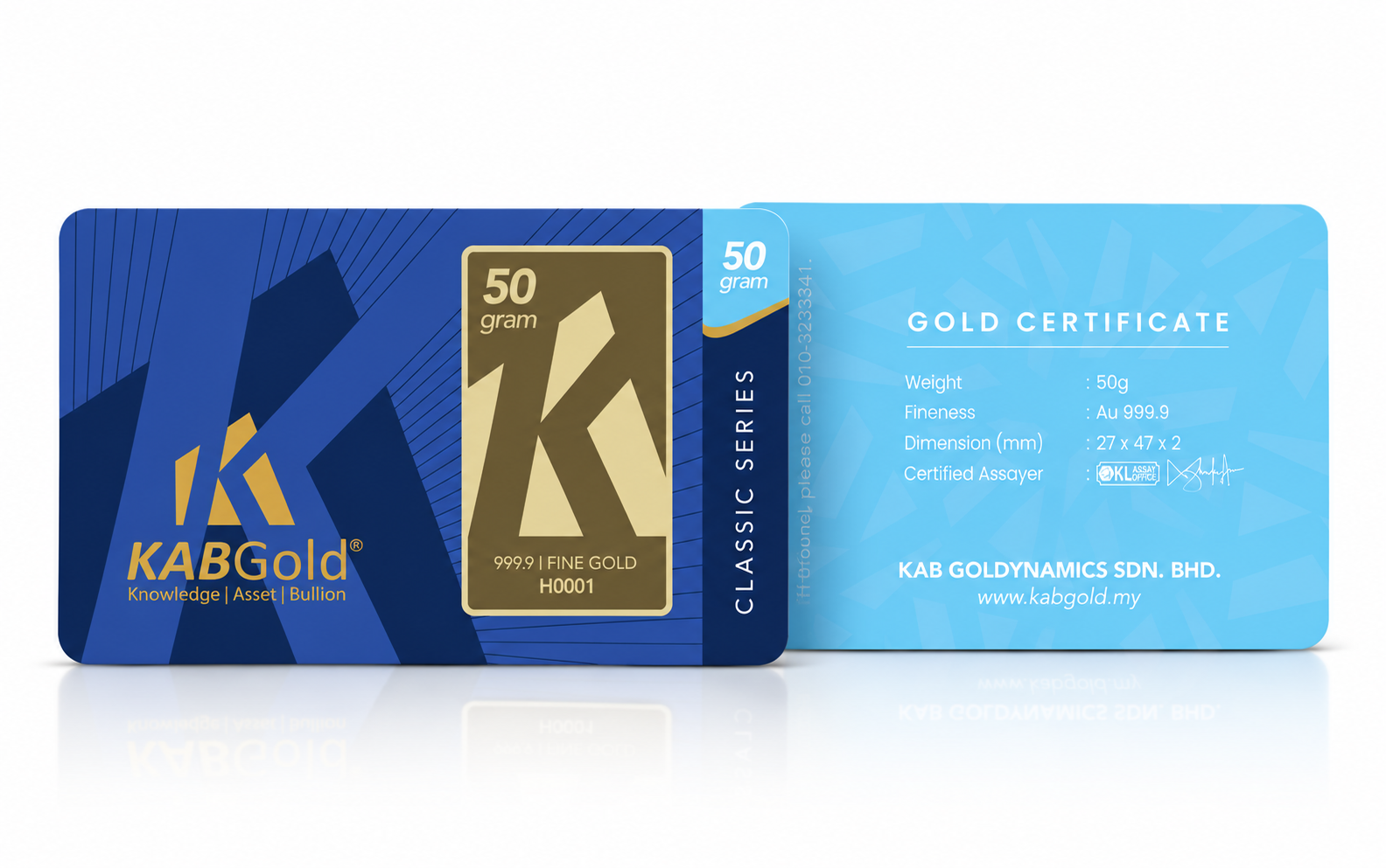 Gold Bar 50 Gram V2.0